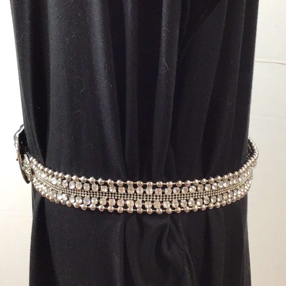 Furla leather and rhinestone western belt M - Picture 2 of 13